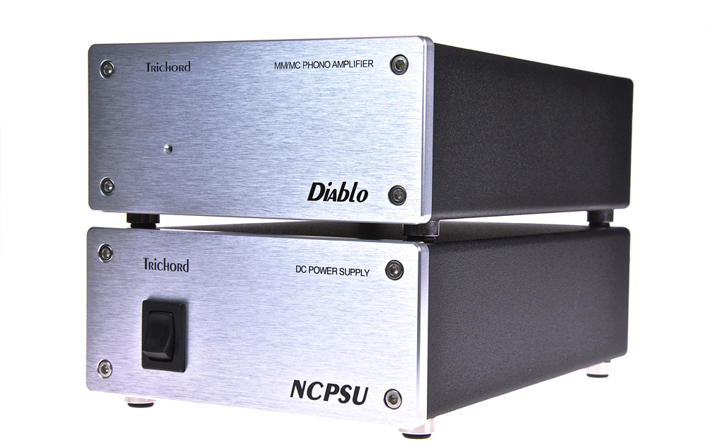 Trichord Research Diablo phono amplifier with 'Never Connected' PSU Diablo with NCPSU